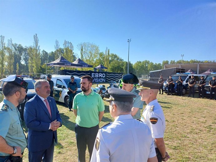 Cerca de 200 agentes velarán por la seguridad durante el Festival Ebrovisión, en Miranda de Ebro (Burgos).