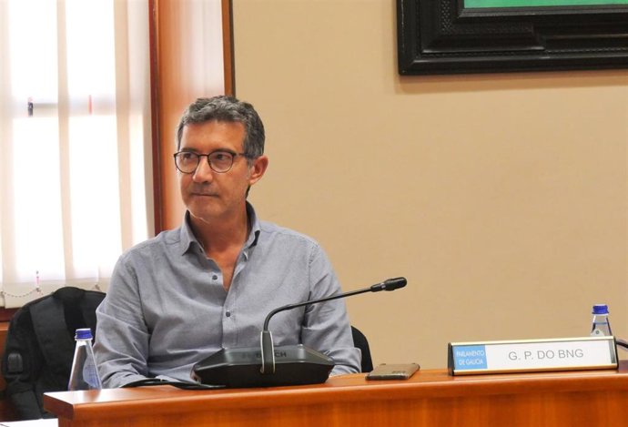 Archivo - Diputado por Ourense del BNG Iago Tabarés.