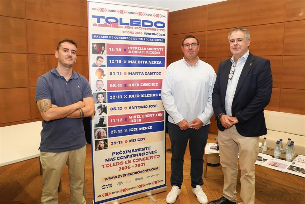 El concejal de Festejos y Juventud, José Vicente García-Toledano, ha inaugurado la temporada otoño/invierno de 'Toledo en Concierto'
