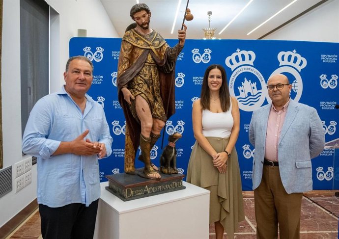 Presentacion de la restauración de la imagen de San Roque.