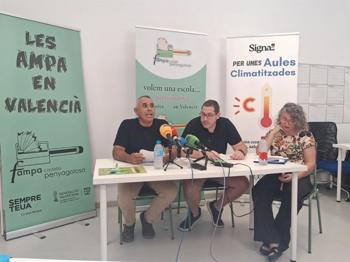 Rueda de prensa de la FAMPA Castelló Penyagolsa