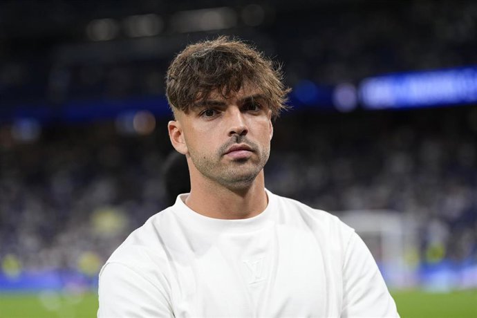 Raul Asencio of Real Madrid CF is seen during the Spanish League, LaLiga EA Sports, football match played between Real Madrid and Real Sociedad at Bernabeu stadium on August 26, 2026, in Madrid, Spain.