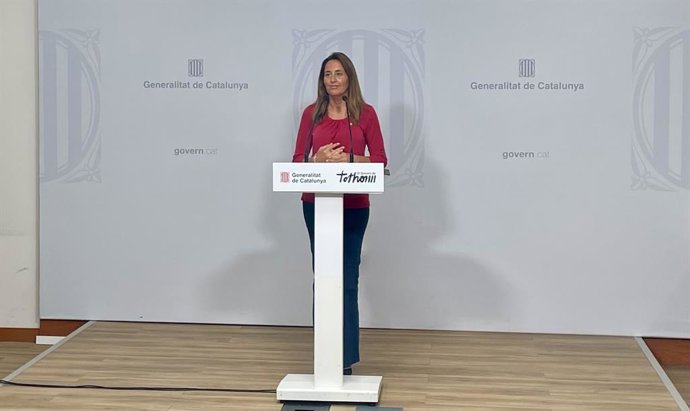 La consellera d'Educació, Esther Niubó