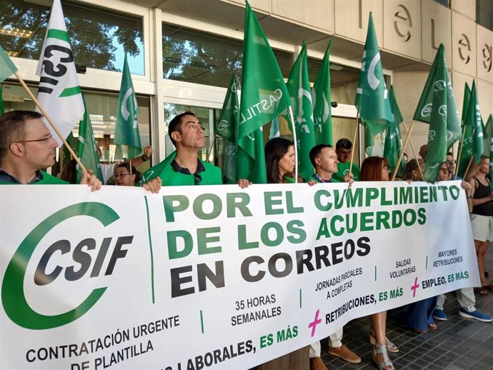 Movilización de CSIF en Correos