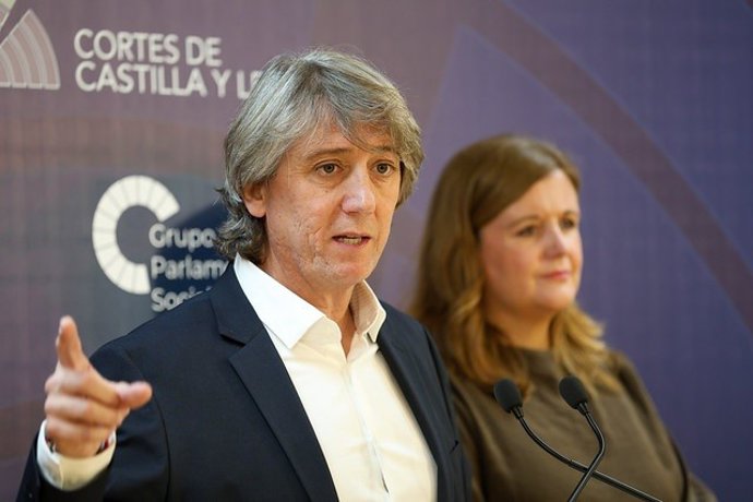 Carlos Martínez en un momento de la rueda de prensa ofrecida este jueves en Valladolid