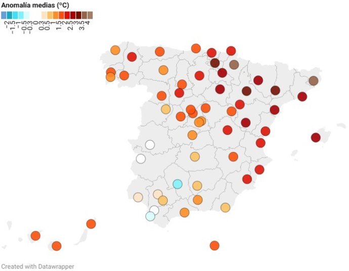 Agosto de 2026 ha sido el más cálido registrado en zonas del noreste.