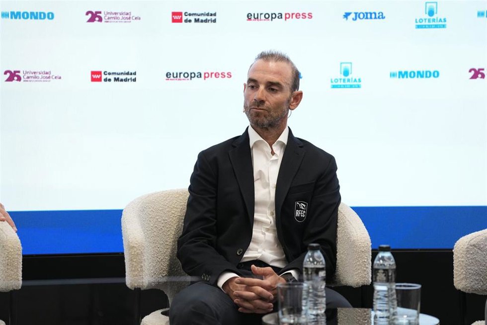 Archivo - Alejandro Valverde, seleccionador español masculino de ciclismo en carretera.
