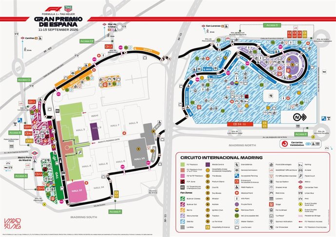 Plan de Movilidad para el Gran Premio de Fórmula 1 en Madrid