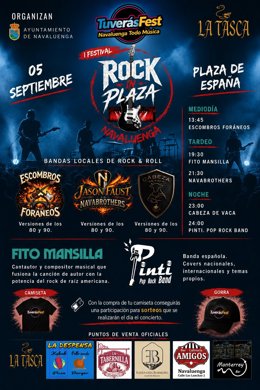La hostelería y el comercio de Navaluenga impulsan la primera edición del festival TuverásFest.