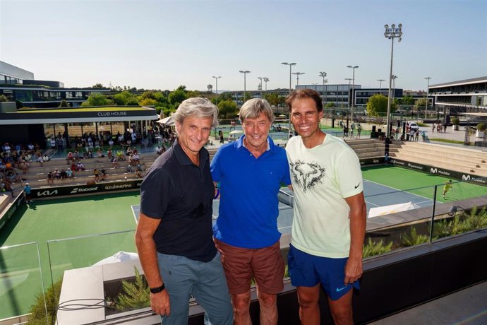 Rafa Nadal presencia la jornada de octavos de final del VIII Rafa Nadal Open by Movistar.