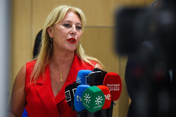 La vicepresidenta tercera y consejera de Economía, Hacienda y Fondos Europeos de la Junta de Andalucia, Carolina España