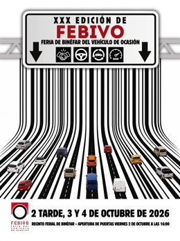 El cartel de la ilustradora Noemí Ruiz difundirá la XXX edición de la Feria de Binéfar del Vehículo de Ocasión