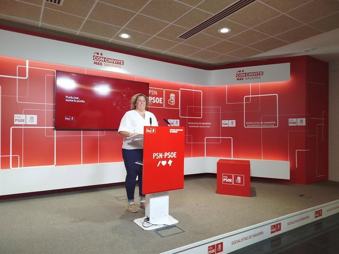 La secretaria de Organización del PSN, Esther Iso