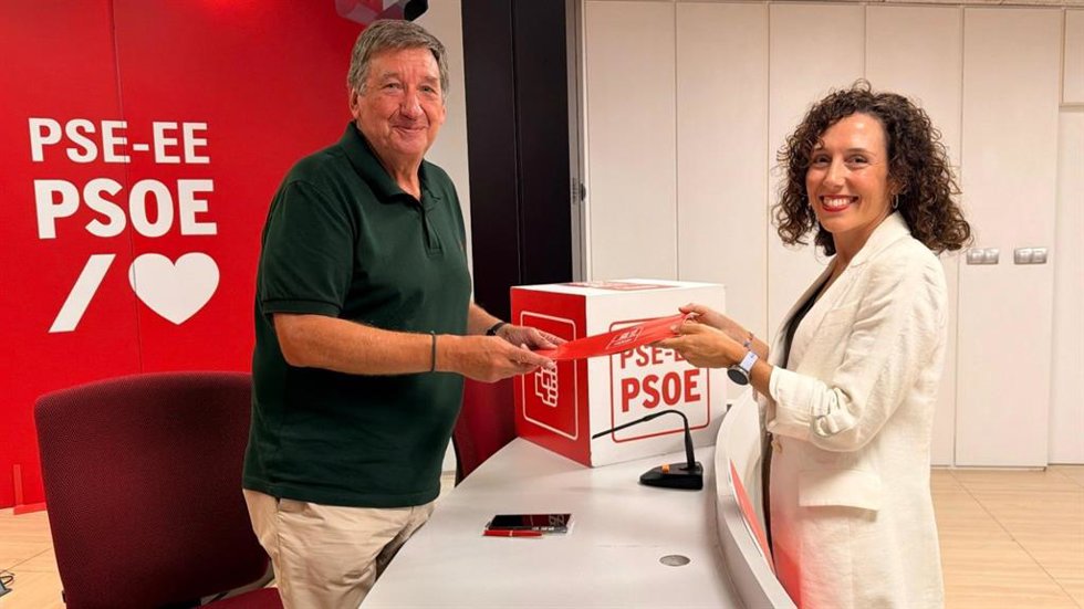 Nora Abete presenta su candidatura a la alcaldía de Bilbao.