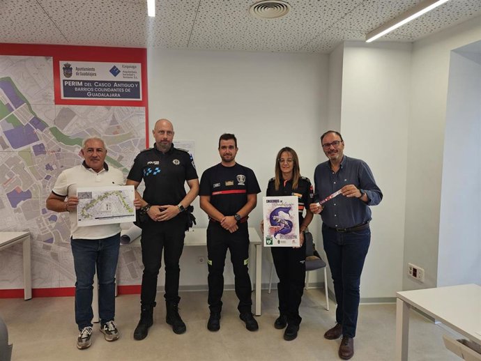 Presentación del dispositivo de seguridad para las fiestas de Guadalajara.