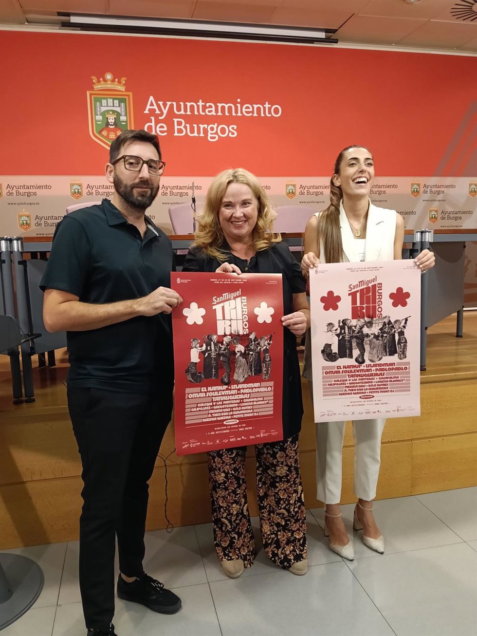 Hector Aguilar, Cristina Ayala y Andrea Ballesteros.