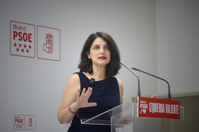 Archivo - La secretaria de Organización de PSOE-M, Pilar Sánchez Acera