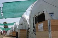 Exteriores envía carpas de su equipo de emergencias START a Ceuta para ayudar en la atención a los migrantes