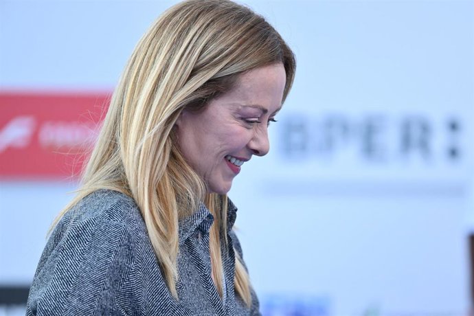 Archivo - La primera ministra italiana, Giorgia Meloni, en un acto en Roma.