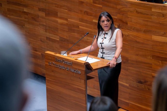 La portavoz de Vox en la Junta General, Carolina López.