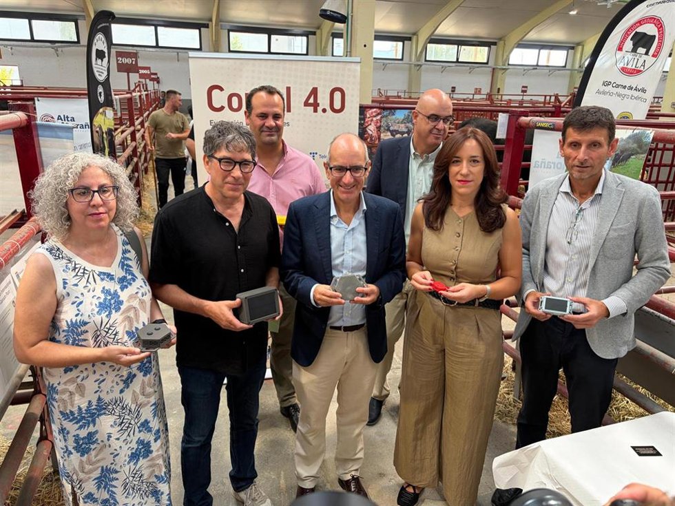 Presentación del proyecto 'Corral 4.0' de la Diputación y la Universidad de Salamanca.