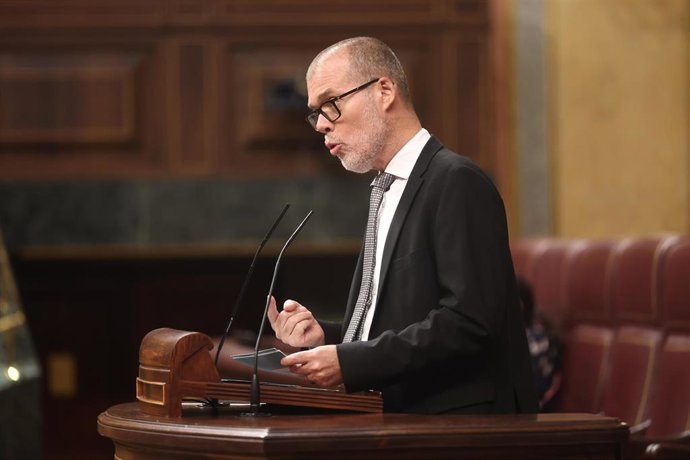 Archivo - El diputado de Junts, Josep Maria Cruset, durante una sesión plenaria extraordinaria, en el Congreso de los Diputados, a 14 de julio de 2026, en Madrid (España). El Congreso se enfrenta hoy, entre otros asuntos, al primer debate y votación del A