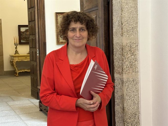 La alcaldesa de Santiago, Goretti Sanmartín