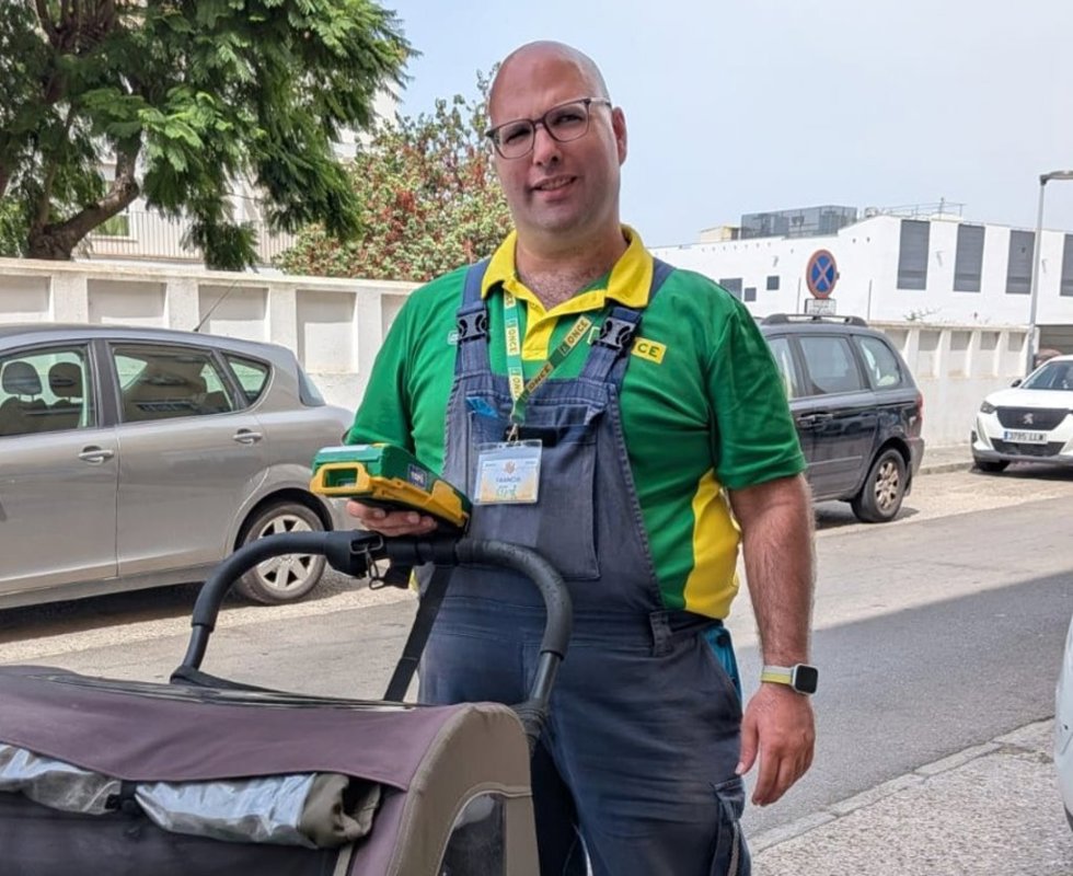 Francisco Aurelio Linares, vendedor de la ONCE desde 2019 en Puerto Real (Cádiz) que ha repartido 500.000 euros en un 'Rasca'