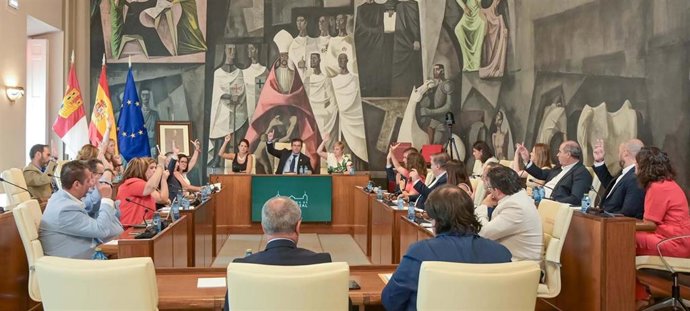 Pleno en la Diputación de Ciudad Real.