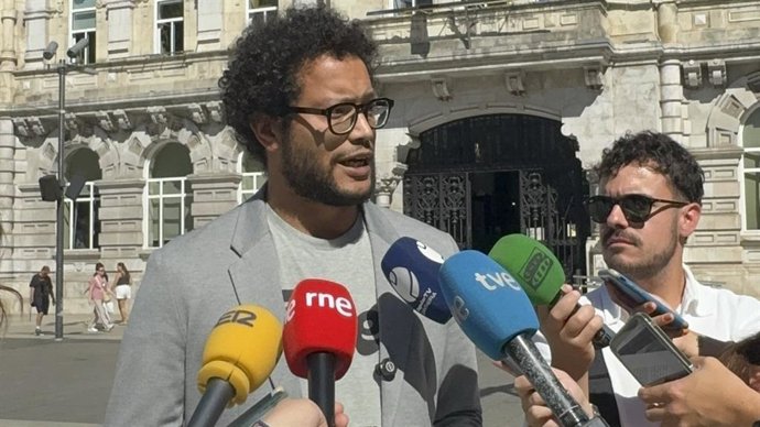 Keruin Martínez en declaraciones a la prensa.