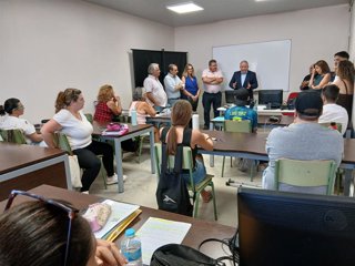 Encuentro con alumnado de los proyectos.
