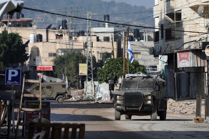 Archivo - Arxiu- Imatge d'arxiu de l'Exèrcit d'Israel en una operació en el campament de refugiats de Khenin, a Cisjordània