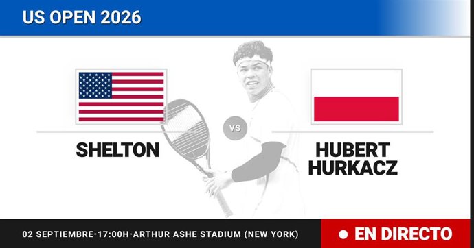 Ben Shelton - Hubert Hurkacz: resumen y estadísticas del partido de Treintaidosavos de final de US Open ATP