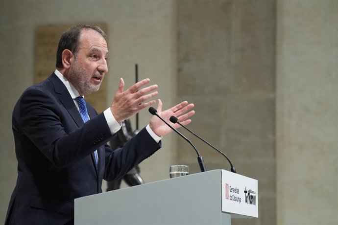 Archivo - El conseller de Justicia, Ramon Espadaler, en una imagen de archivo
