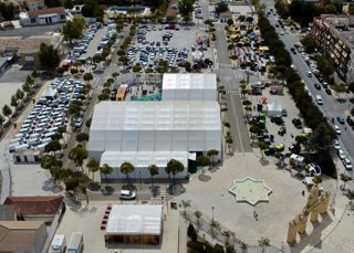 Imagen área del recinto de Alcalá Muestra.