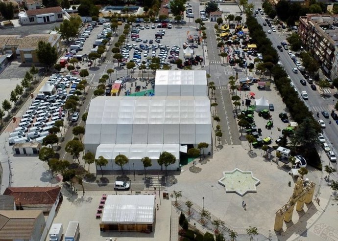 Imagen área del recinto de Alcalá Muestra.