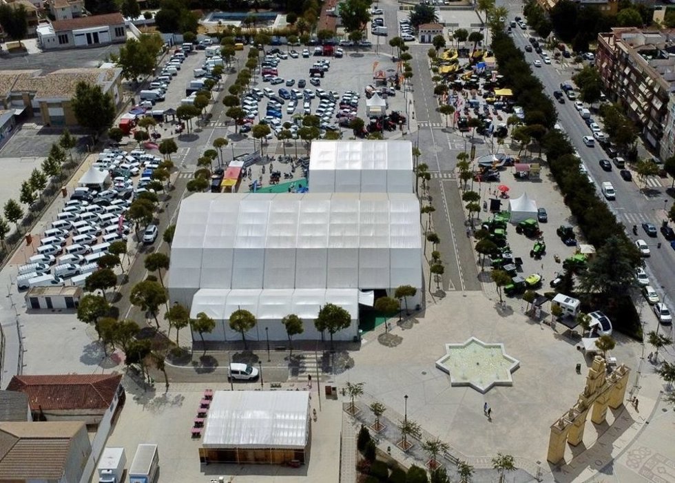 Imagen área del recinto de Alcalá Muestra.
