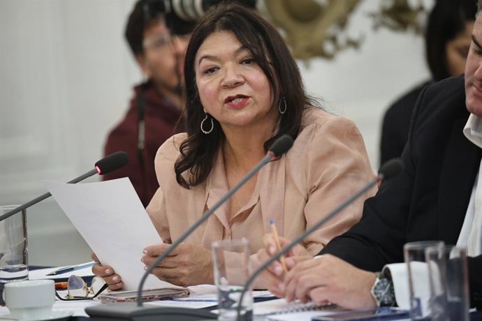Santiago 7 de mayo 2026.  La comision de Hacienda de la Camara de Diputados discute y vota en general el proyecto de ley para la reconstruccion nacional y el desarrollo economico y social,  Diego Martin/Aton Chile