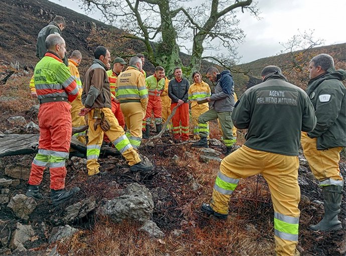 Archivo - El Gobierno refuerza la capacitación de sus agentes para investigar el origen de los incendios forestales