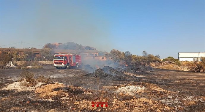 L'incendi de Cervera (Lleida), controlat.