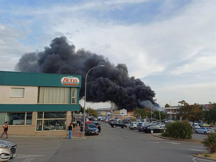 Incendio en Los Palancares