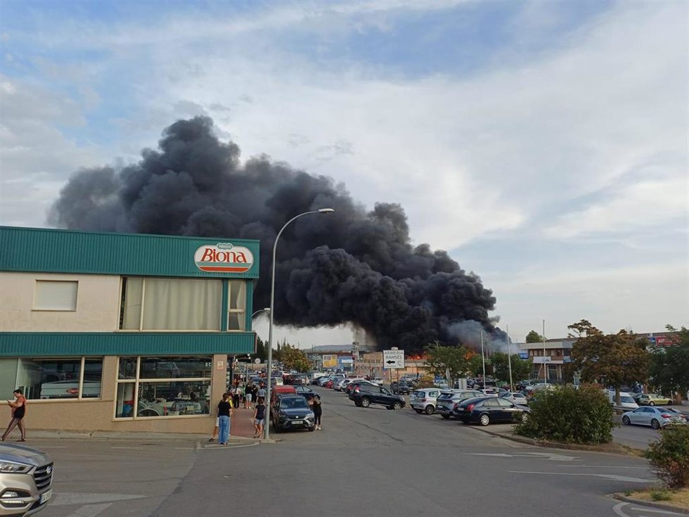 Incendio en Los Palancares