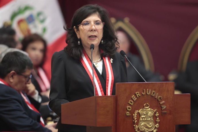 Archivo - Perú.- Presidenta del PJ: Independencia del Poder Judicial es una garantía para la sociedad
