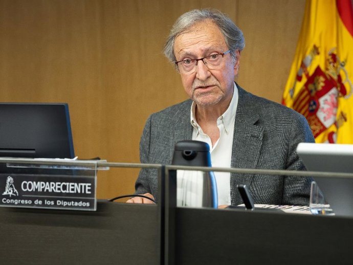 Archivo - Comparecencia en el Congreso de Paco Lobatón, presidente de la Fundación Europea por las personas desaparecidas QSDGlobal.