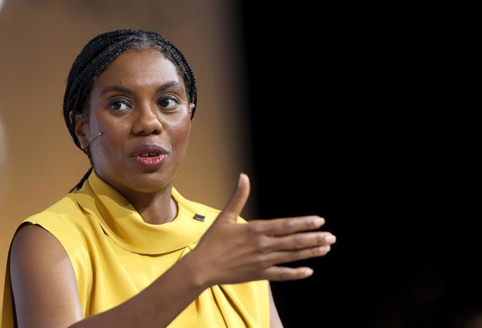Archivo - La líder del Partido Conservador, Kemi Badenoch, durante un acto en Londres.