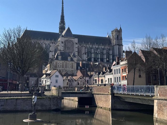 Barrio de Saint-Leu en Amiens, donde tendrá lugar el taller temático interregional del proyecto europeo SlowDown Interreg Europe.