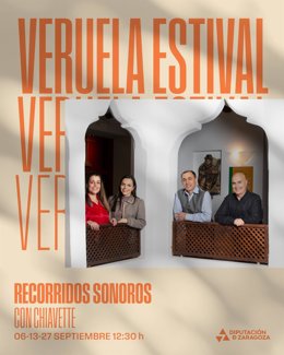 El conjunto vocal Chiavette llega este domingo al programa Veruela Estival de la Diputación de Zaragoza.