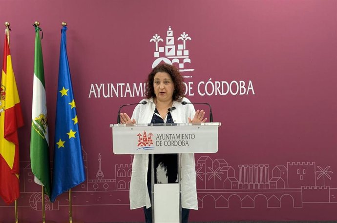 La concejala del grupo municipal socialista Alicia Moya en una imagen de archivo.