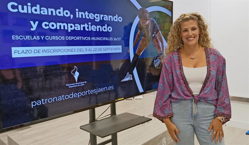 Imagen de archivo de la concejala de Deportes del Ayuntamiento de Jaén, Beatriz López