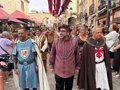 Cientos de personas en el Gran Desfile de las Tres Culturas de las Jornadas Medievales, la "fiesta más popular" de Ávila